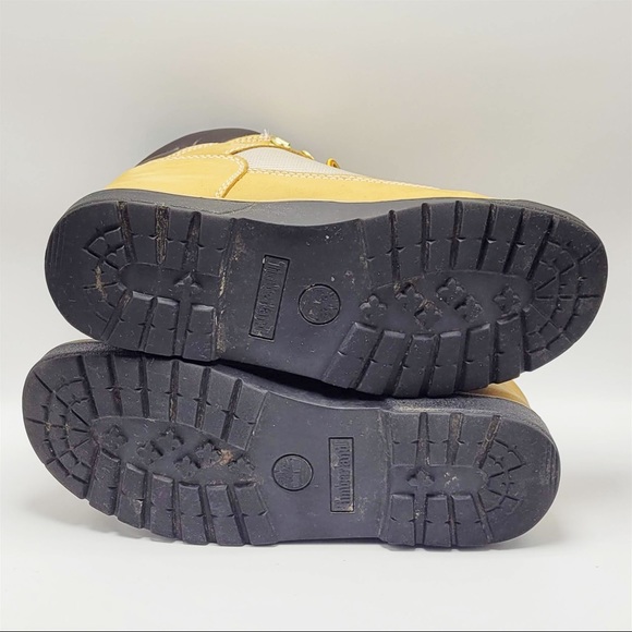 Boy’s Timberland Field Boots Wheat Nubuck - Picture 7 of 12